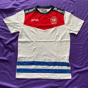 Men’s Parish Nation Tee Shirt Red White & Blue